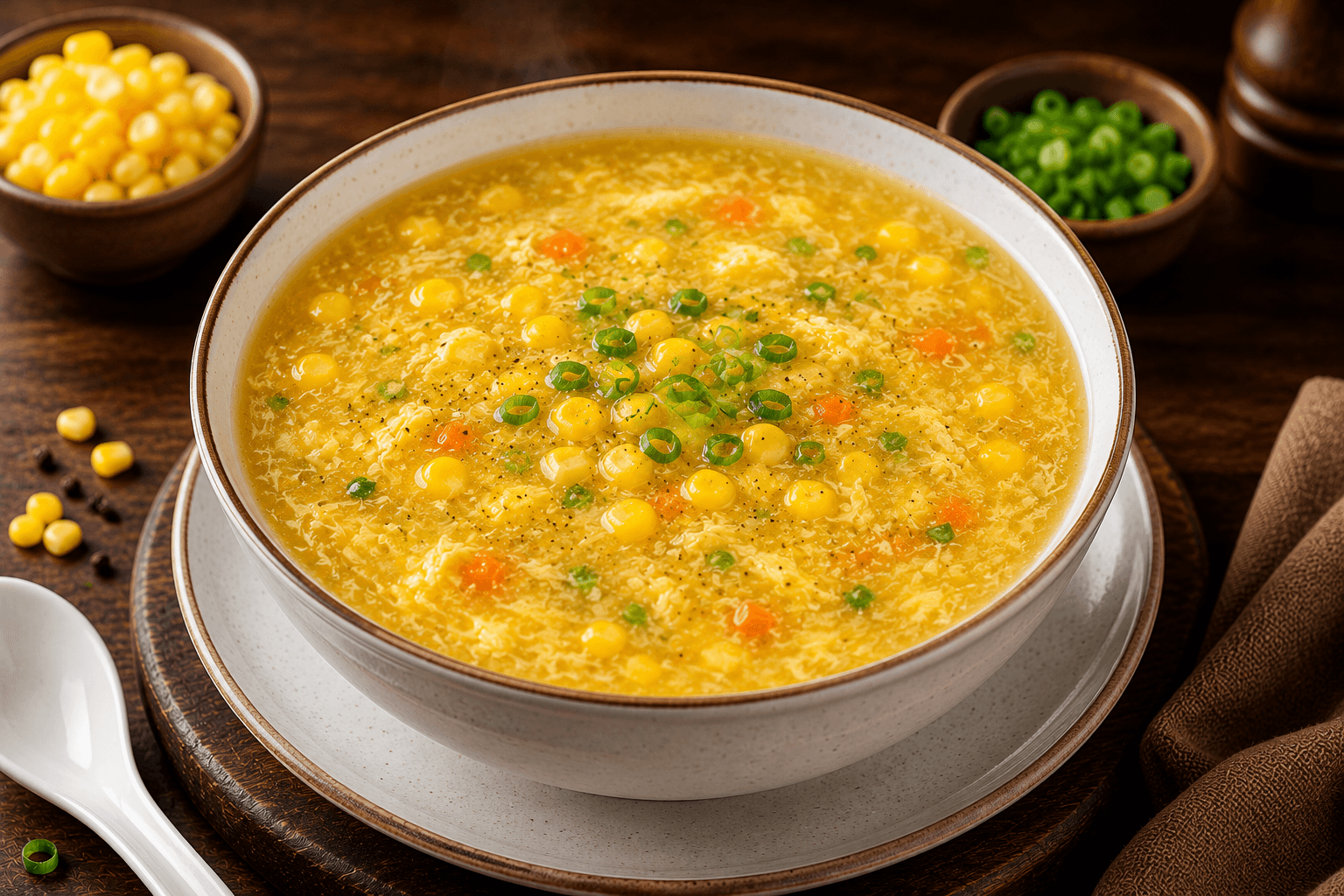 Sweet Corn Veg Soup